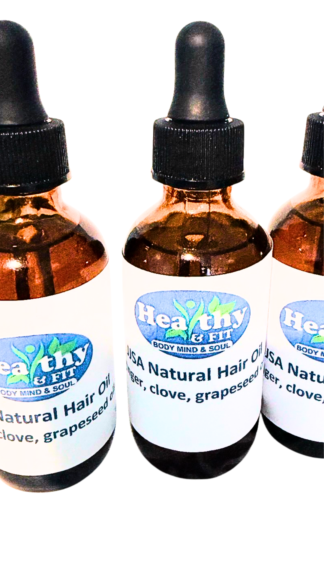 JJSA Natural Hair Oil — all-natural product by Yorrick Arthur